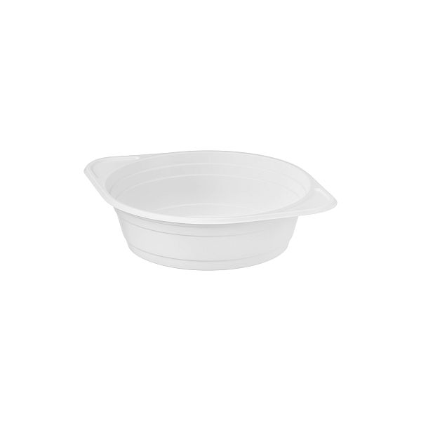 Reusable bowl, white, 500 ml, 100 pcs per pack
