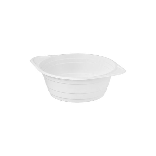 Reusable bowl, white, 600 ml, 100 pcs per pack