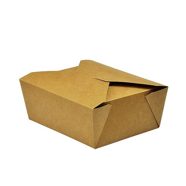 Коробка из крафт-картона No.8, 1300 мл, 150 x 120 x 65 мм, в пачке 300 шт