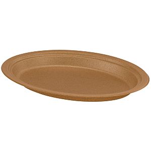 WPC Reusable oval plate, 31 cm, 50 pcs per pack