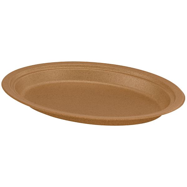 WPC Reusable oval plate, 31 cm, 50 pcs per pack