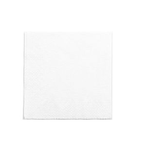 2-kihiline valge salvrätik, 33 cm, pakis 100 tk