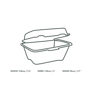 Burgeri karp suhkruroost, 127 mm, pakis 50 tk