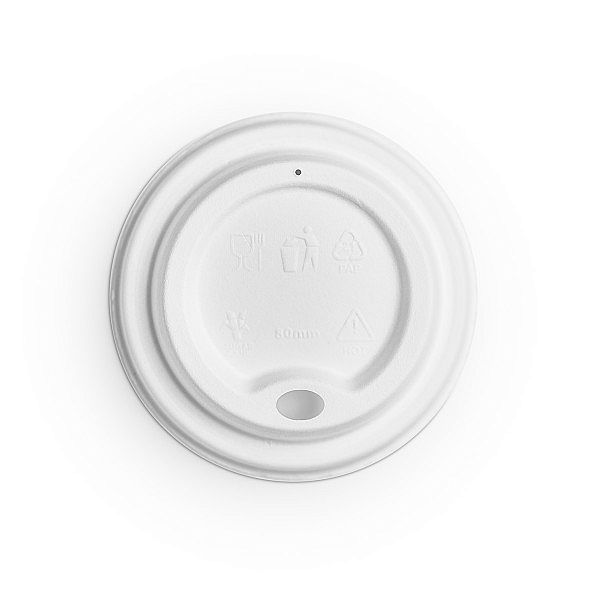 79-Series, moulded fibre hot cup lid, 50 pcs per pack