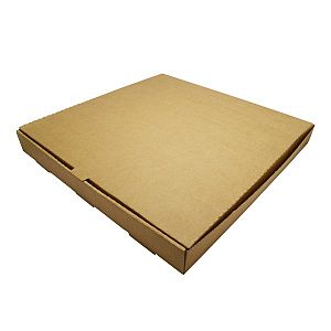 Brown kraft pizza box, 406 mm, 50 pcs per pack