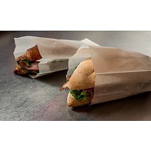 Burger pockets, brown,  150 x 160 mm, 200 pcs per pack
