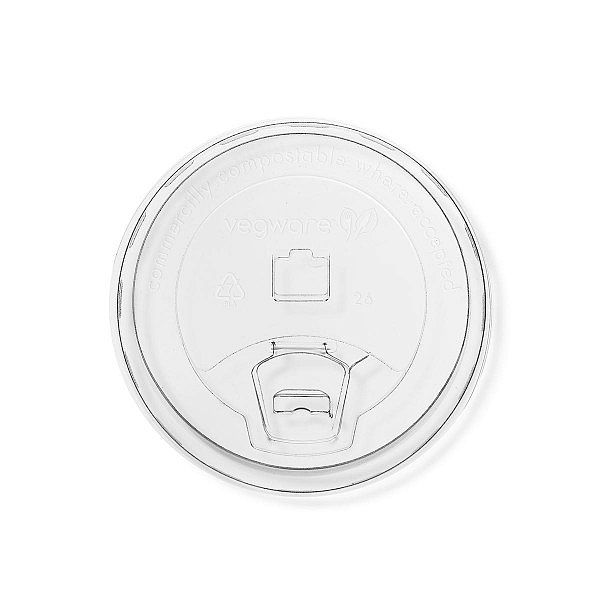 96-Series PLA sipping lid, 96-series, 50 pcs per pack