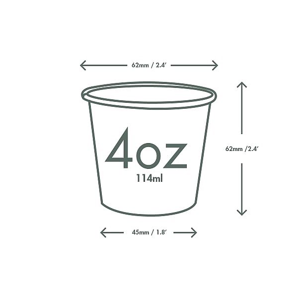 Brown kraft hot drink cup, 120 ml,629-series, 50 pcs per pack