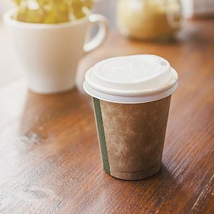 Kuuman juoman kuppi, 180 ml, ruskeaa kraft-paperia, sarja 72, 50 kpl per pakkaus