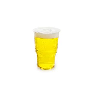 CE-marked PLA half pint cup, 70 pcs per pack