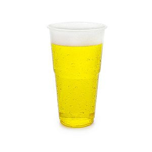 CE-marked PLA pint cup, 60 pcs per pack