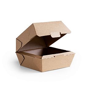 Коробка для бургеров 12,7 см из микрогофрокартона, в пачке 300 шт