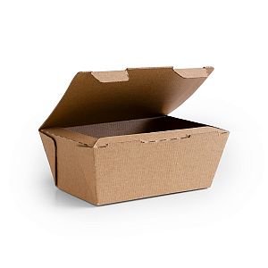 Прямоугольная коробка для бургеров 15,24 x 12,7 см из микрогофрокартона, в пачке 300 шт