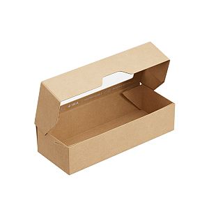 OneBox 500 ml kraft container, 70 х 170 x 40 mm, 25 kpl per pakkaus