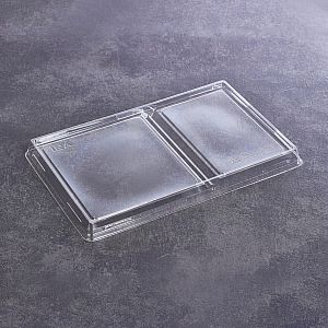 OneClick 800 ml 2-comp transparent lid height 0 mm, 120 х 200 mm, 50 pcs per pack
