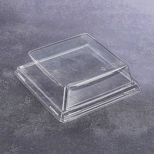 OneClick 950/1250 ml transparent lid height 40 mm, 165 х 165 x 40 mm, 50 pcs per pack