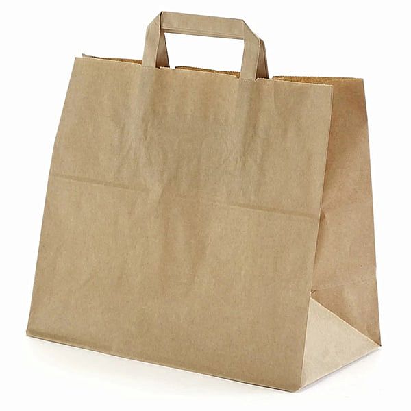 Plain paper bag 320*170*270,craft, 250 kpl per pakkaus