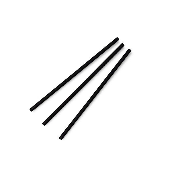 Highball black 6mm paper straw, 7.8in, 250 pcs per pack