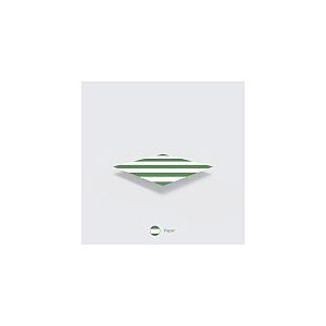 Joogikõrs “Jumbo”, rohelise triibuga,paberist, 8 mm, 150 kpl per pakkaus