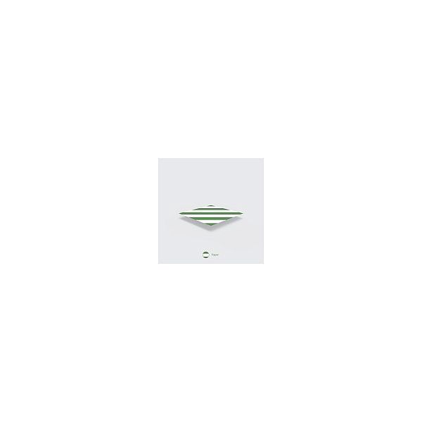 Бумажная соломинка “Jumbo” с зеленой полосой, 8 мм, в пачке 150 шт