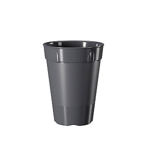 Reusable cup, black, 300ml, 89mm, 60 pcs per pack