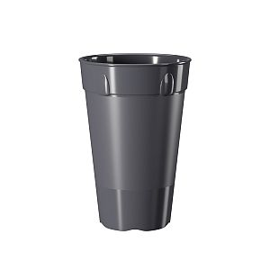 Reusable cup, black, 400ml, 90mm, 60 pcs per pack