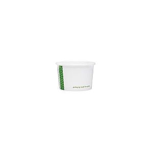 PLA-lined paper food bowl, 120 ml, 62-series, 50 pcs per pack