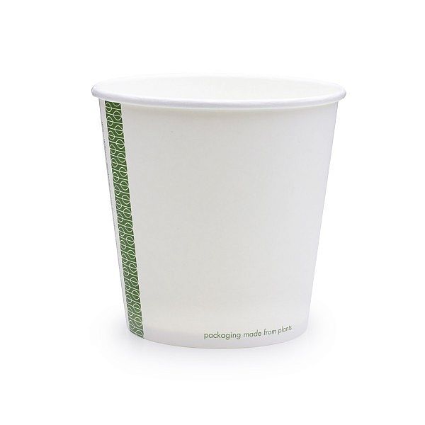 Контейнер для супа из белой бумаги с покрытием из кукурузного крахмала, 720 мл, серия 115, в пачке 25 шт