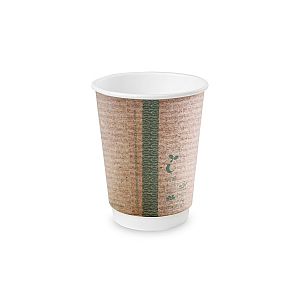 Double wall kraft cup, 360 ml, brown, 89-series, 25 pcs per pack, 25 pcs per pack