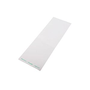 Läbipaistev/valge kott, PLA, (120 x 350 mm), pakis 1000 tk