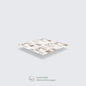 Жиростойкая бумага для выпечки из переработанного сырья, белая, 400 x 300 мм, в пачке 1000 шт