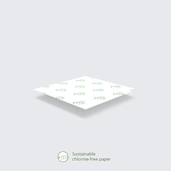 Greaseproof sheet (350 x 225 mm), Green Tree, 1000 pcs per pack