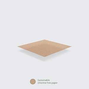 Unbleached greaseproof sheet (380 x 275 mm), 500 pcs per pack