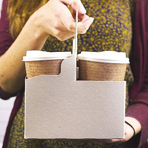 4-cup handled carrier, 200 pcs per pack