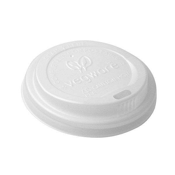 CPLA lid for hot cup, 62- series, 50 pcs per pack