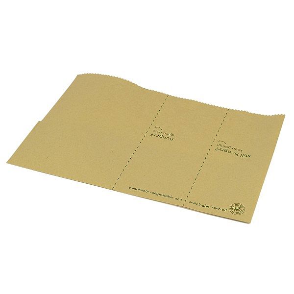 Compostable ovenable wrap (279 x 342 x 203 mm), 500 pcs per pack