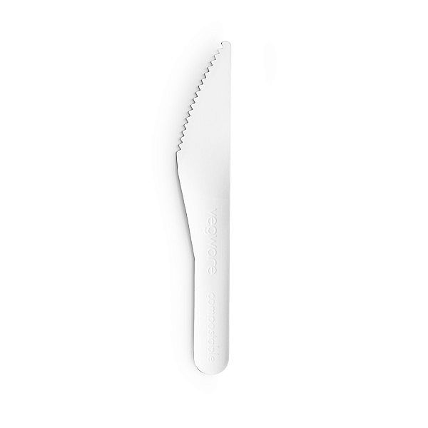 6.2in compostable paper knife, 50 pcs per pack