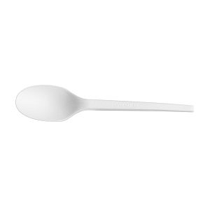 Disposable compostable CPLA spoon, 165 mm, 50 pcs per pack
