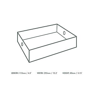 Platter box half insert – NEW, 50 pcs per pack