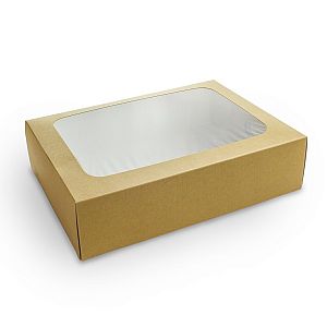 Regular sandwich platter box & insert (31 x 22.5 x 8.2 cm), 50 pcs per pack