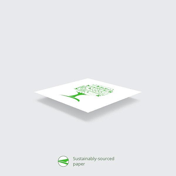 Medium paper carrier – Green Tree, 250 pcs per pack